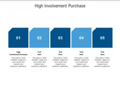 High involvement purchase ppt powerpoint presentation ideas example cpb