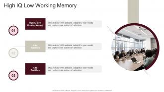 High Iq Low Working Memory In Powerpoint And Google Slides Cpb