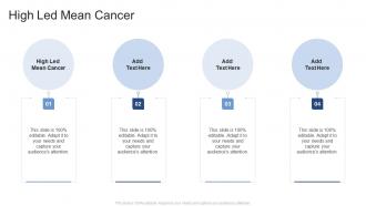High Led Mean Cancer In Powerpoint And Google Slides Cpb
