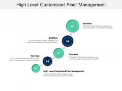 High level customized fleet management ppt powerpoint presentation diagram images cpb