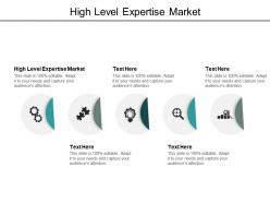 High level expertise market ppt powerpoint presentation gallery graphics pictures cpb