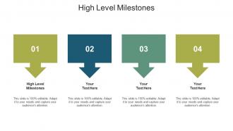 High level milestones ppt powerpoint presentation professional samples cpb