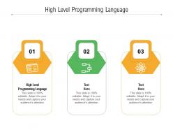 High level programming language ppt powerpoint presentation infographics template cpb