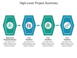 High level project summary ppt powerpoint presentation layouts styles cpb