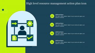High Level Resource Management Action Plan Icon