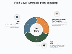 High level strategic plan template ppt powerpoint presentation gallery graphic tips cpb