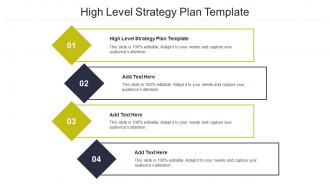High Level Strategy Plan Template Ppt Powerpoint Presentation Show Slide Portrait Cpb