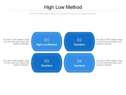 High low method ppt powerpoint presentation styles cpb
