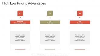 High Low Pricing Advantages In Powerpoint And Google Slides Cpb