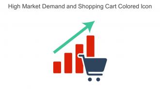 High Market Demand And Shopping Cart Colored Icon In Powerpoint Pptx Png And Editable Eps Format