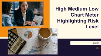 High Medium Low Chart Meter Highlighting Risk Leve PPT Graphics AT