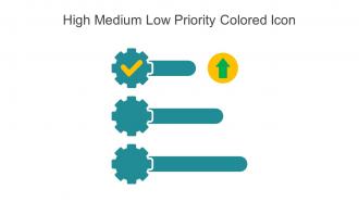 High Medium Low Priority Colored Icon In Powerpoint Pptx Png And Editable Eps Format