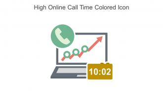High Online Call Time Colored Icon In Powerpoint Pptx Png And Editable Eps Format