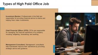 High Paid Office Jobs powerpoint presentation and google slides ICP Aesthatic Captivating