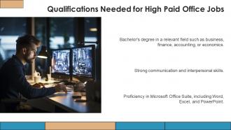 High Paid Office Jobs powerpoint presentation and google slides ICP Engaging Captivating