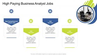 High Paying Business Analyst Jobs In Powerpoint And Google Slides Cpb