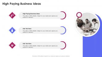 High Paying Business Ideas In Powerpoint And Google Slides Cpb