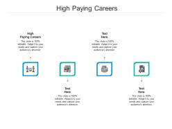 High paying careers ppt powerpoint presentation visual aids example 2015 cpb
