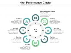 High performance cluster ppt powerpoint presentation slides elements cpb