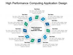 High performance computing application design ppt powerpoint presentation file graphics download cpb