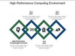 High performance computing environment ppt powerpoint presentation layouts cpb