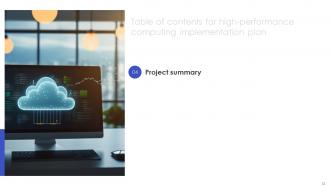 High Performance Computing Implementation Plan Powerpoint Presentation Slides Compatible Editable