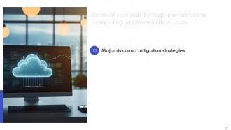High Performance Computing Implementation Plan Powerpoint Presentation Slides Images Impactful