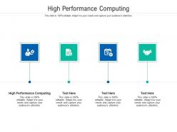 High performance computing ppt powerpoint presentation template cpb