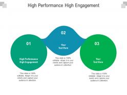 High performance high engagement ppt powerpoint presentation inspiration influencers cpb