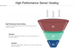 High performance server hosting ppt powerpoint presentation portfolio pictures cpb