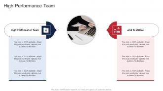 High Performance Team In Powerpoint And Google Slides Cpb