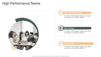 High Performance Teams In Powerpoint And Google Slides Cpb