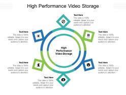 High performance video storage ppt powerpoint presentation layouts graphics download cpb