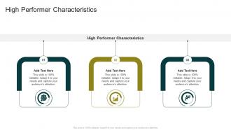 High Performer Characteristics In Powerpoint And Google Slides Cpb