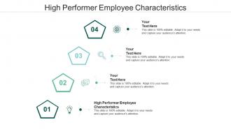 High performer employee characteristics ppt powerpoint presentation templates cpb