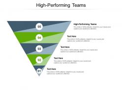 High performing teams ppt powerpoint presentation file slide download cpb