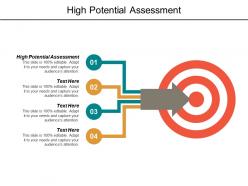 High potential assessment ppt powerpoint presentation file picture cpb