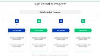 High Potential Program In Powerpoint And Google Slides Cpb