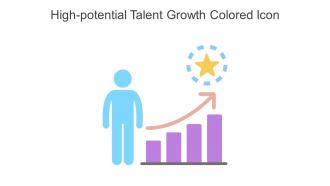 High Potential Talent Growth Colored Icon In Powerpoint Pptx Png And Editable Eps Format
