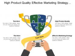 High product quality effective marketing strategy emerging markets
