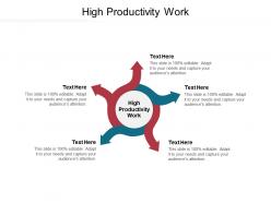 High productivity work ppt powerpoint presentation professional slide portrait cpb