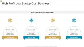 High Profit Low Startup Cost Business In Powerpoint And Google Slides Cpb