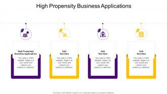 High Propensity Business Applications In Powerpoint And Google Slides Cpb
