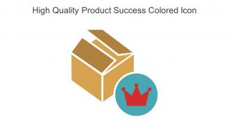High Quality Product Success Colored Icon In Powerpoint Pptx Png And Editable Eps Format