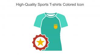 High Quality Sports T Shirts Colored Icon In Powerpoint Pptx Png And Editable Eps Format