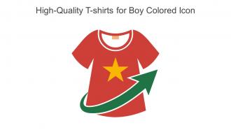 High Quality T Shirts For Boy Colored Icon In Powerpoint Pptx Png And Editable Eps Format