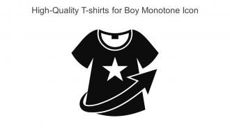 High Quality T Shirts For Boy Monotone Icon In Powerpoint Pptx Png And Editable Eps Format