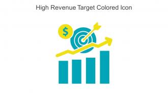 High Revenue Target Colored Icon In Powerpoint Pptx Png And Editable Eps Format