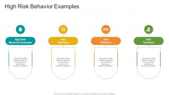 High Risk Behavior Examples In Powerpoint And Google Slides Cpb