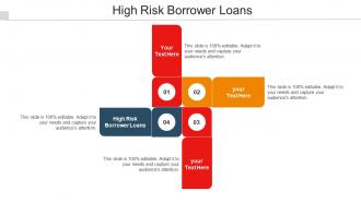 High Risk Borrower Loans Ppt Powerpoint Presentation Inspiration Good Cpb